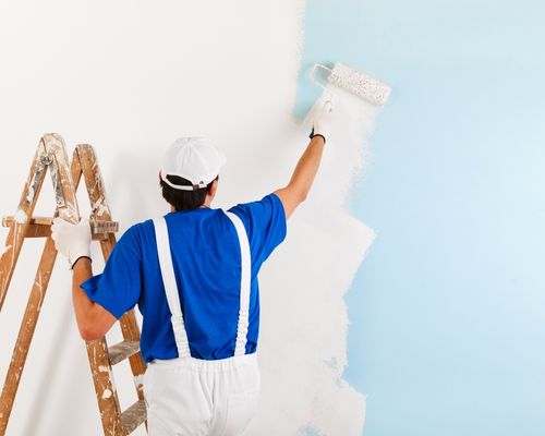 peinture de mur dans une maison